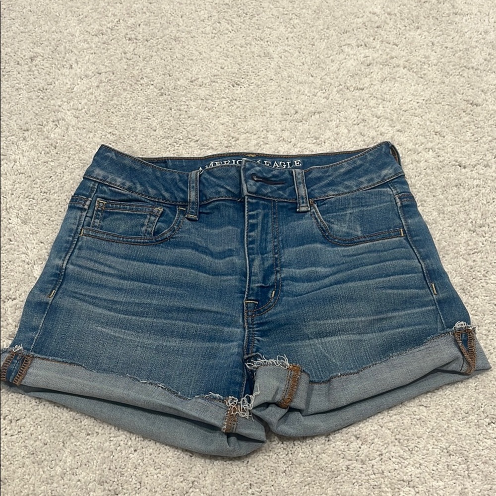 American Eagle Outfitters Women's Classic Blue Jean Shorts
